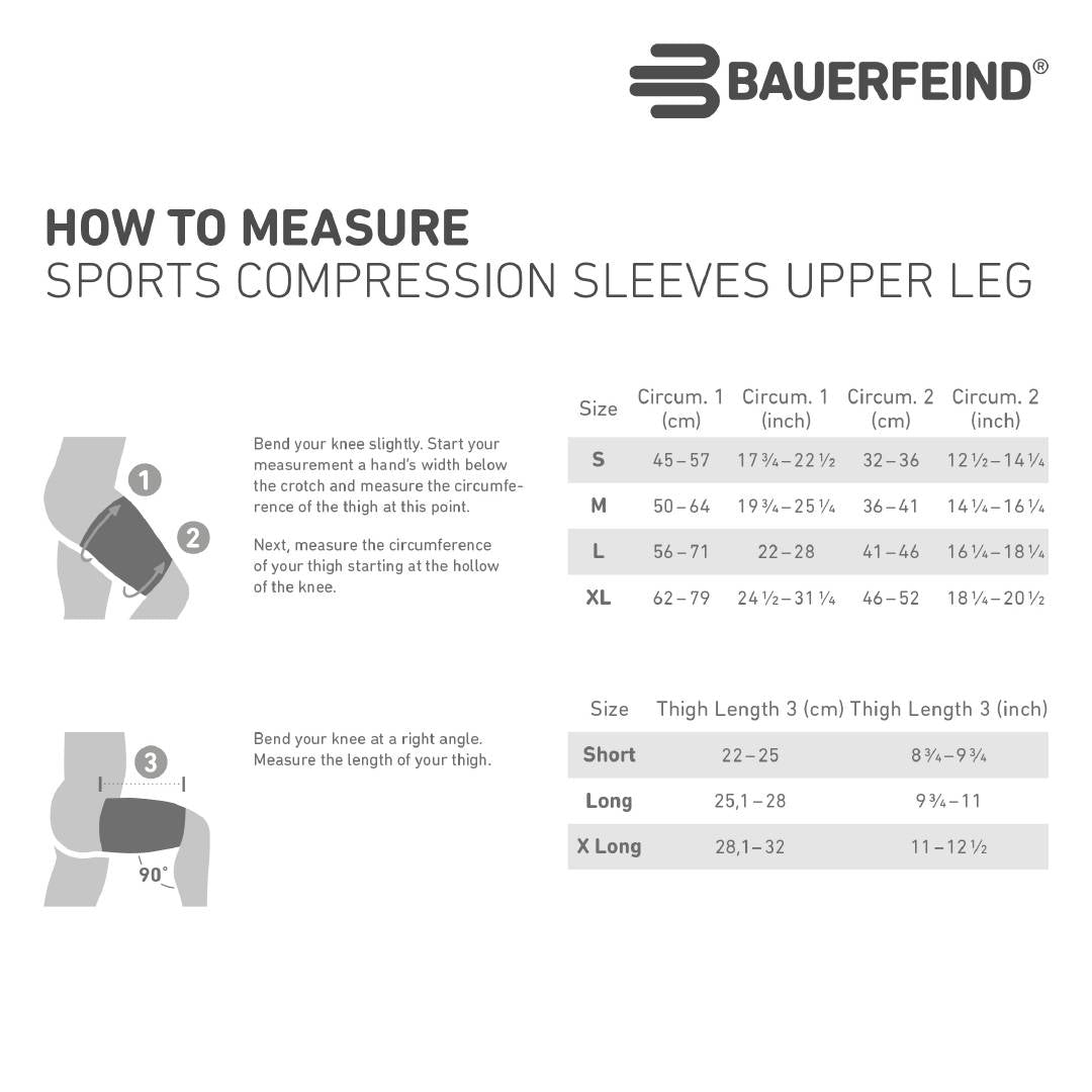 Bauerfeind Sports Compression Sleeves Upper Leg