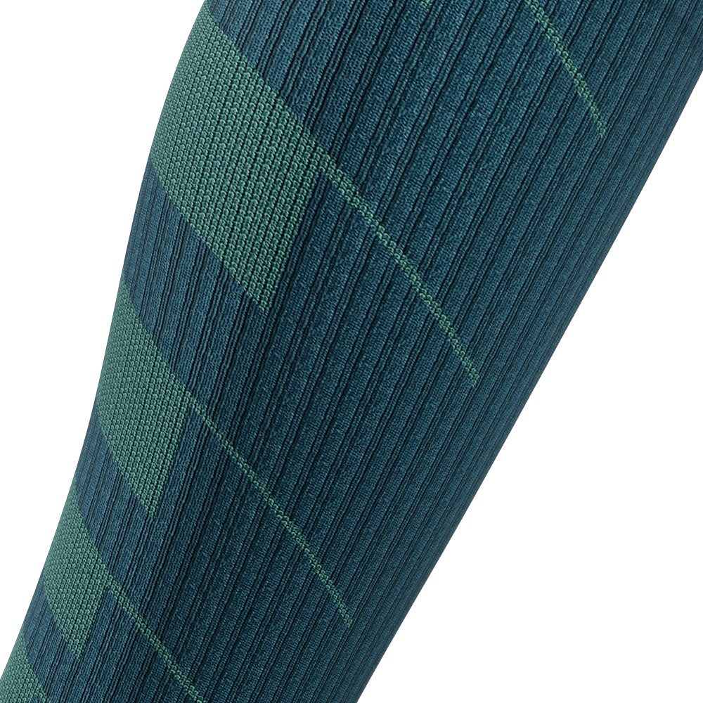 Trail Run Compression Sock - High Cut, Midnight Teal