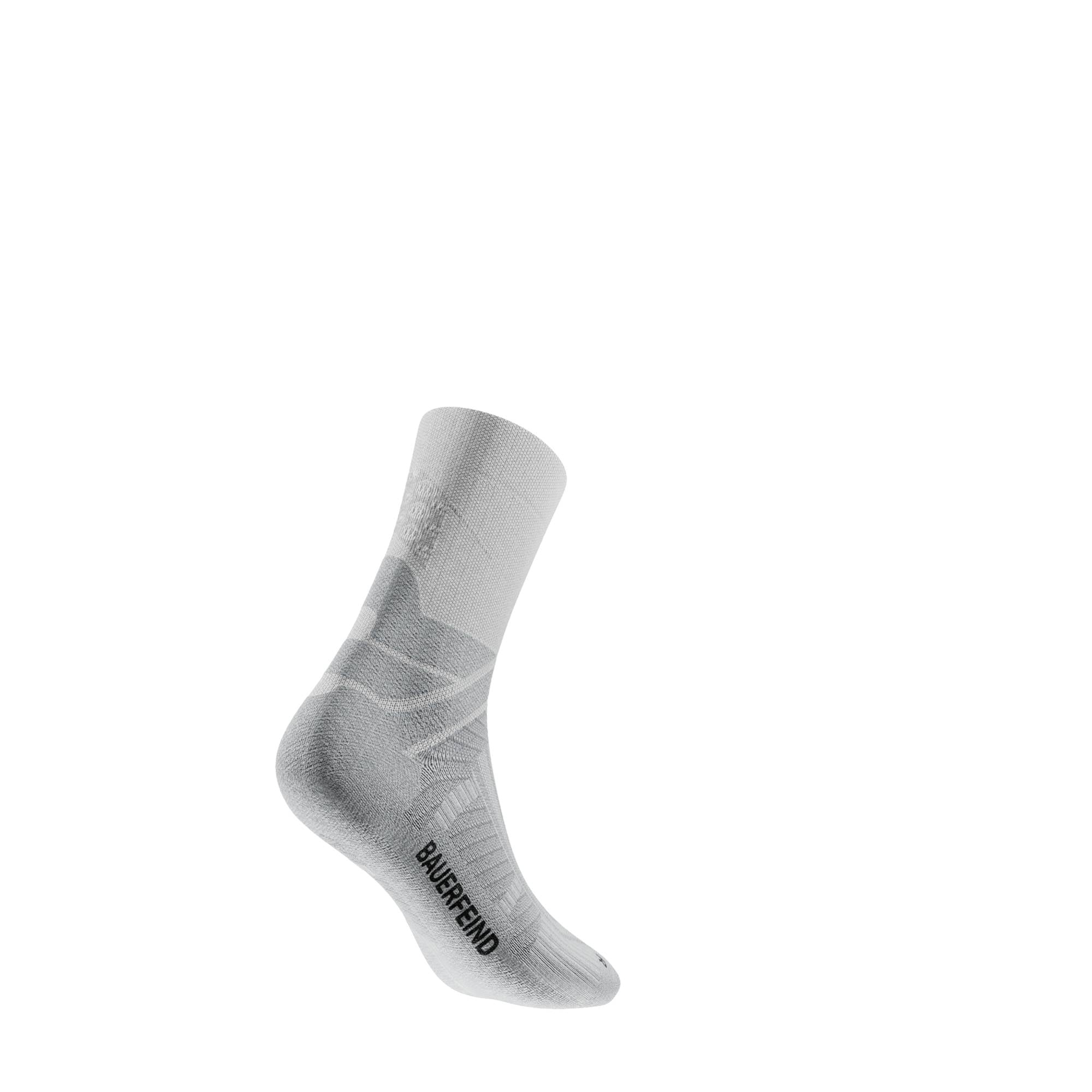 Run Performance Compression Socks, Mid Cut Hvid