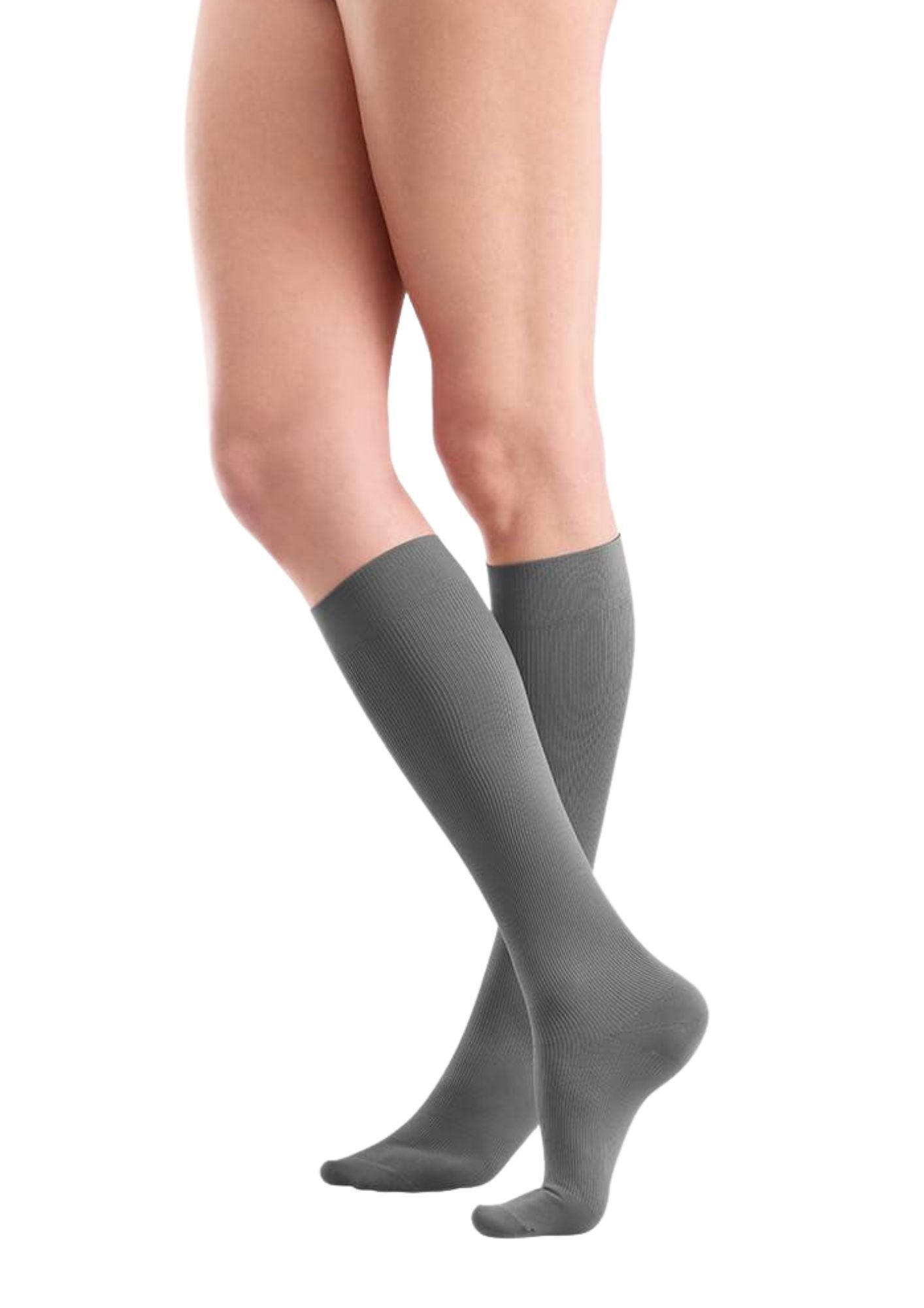 VenoTrain act Microfiber knæstrømper med kompression