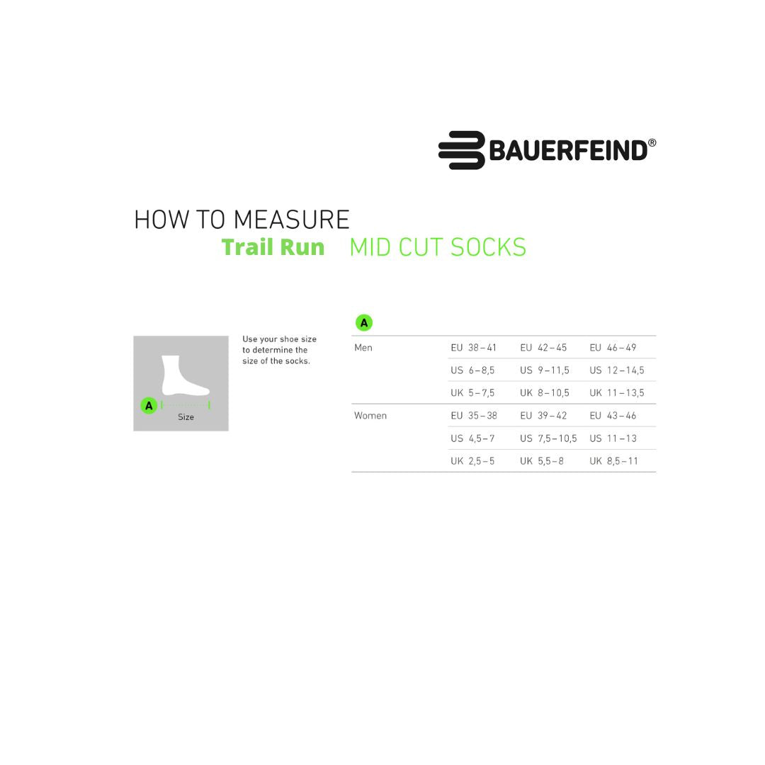 Trail Run Compression Sock - Mid Cut, Bright Lemon