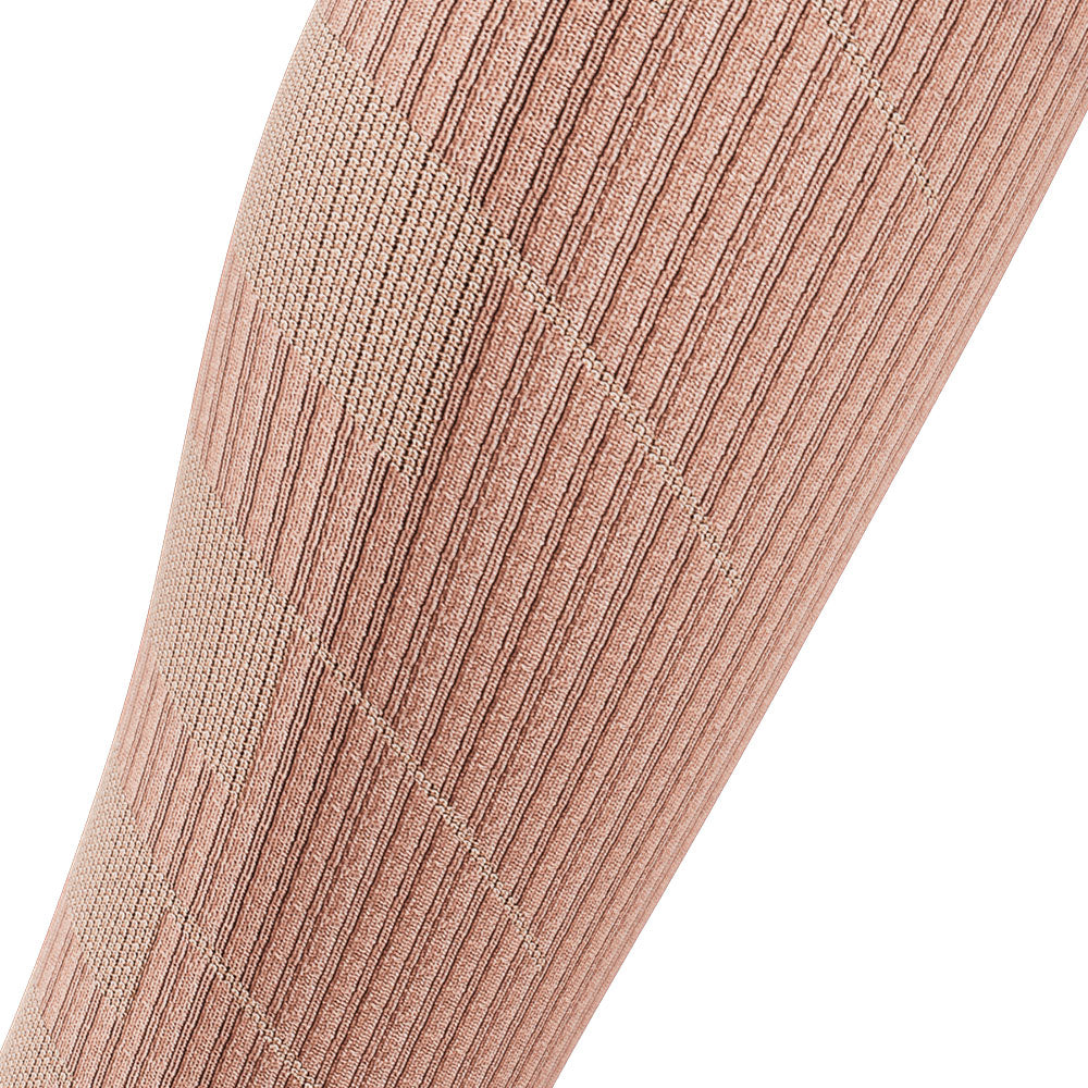 Trail Run Compression Sock - High Cut, Sunrise Peach