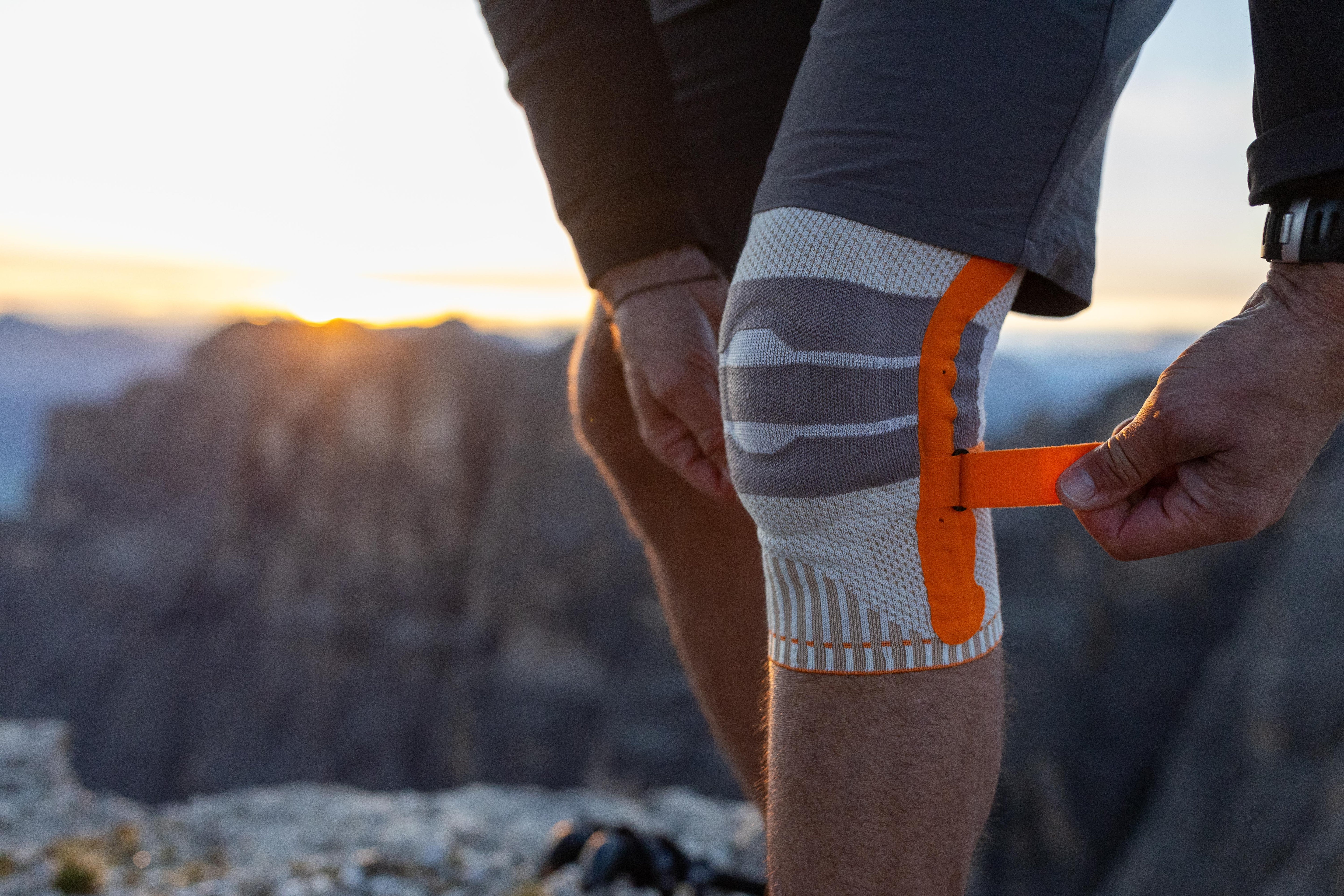 Bauerfeind Outdoor Knee Support, Sandstone-Orange