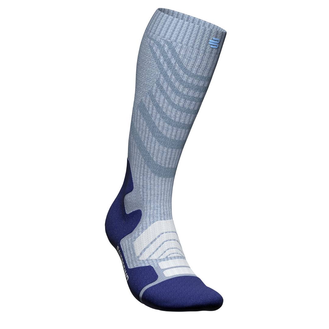 BAUERFEIND OUTDOOR MERINO PERFORMANCE Sock - HIGH CUT, Sky Blue