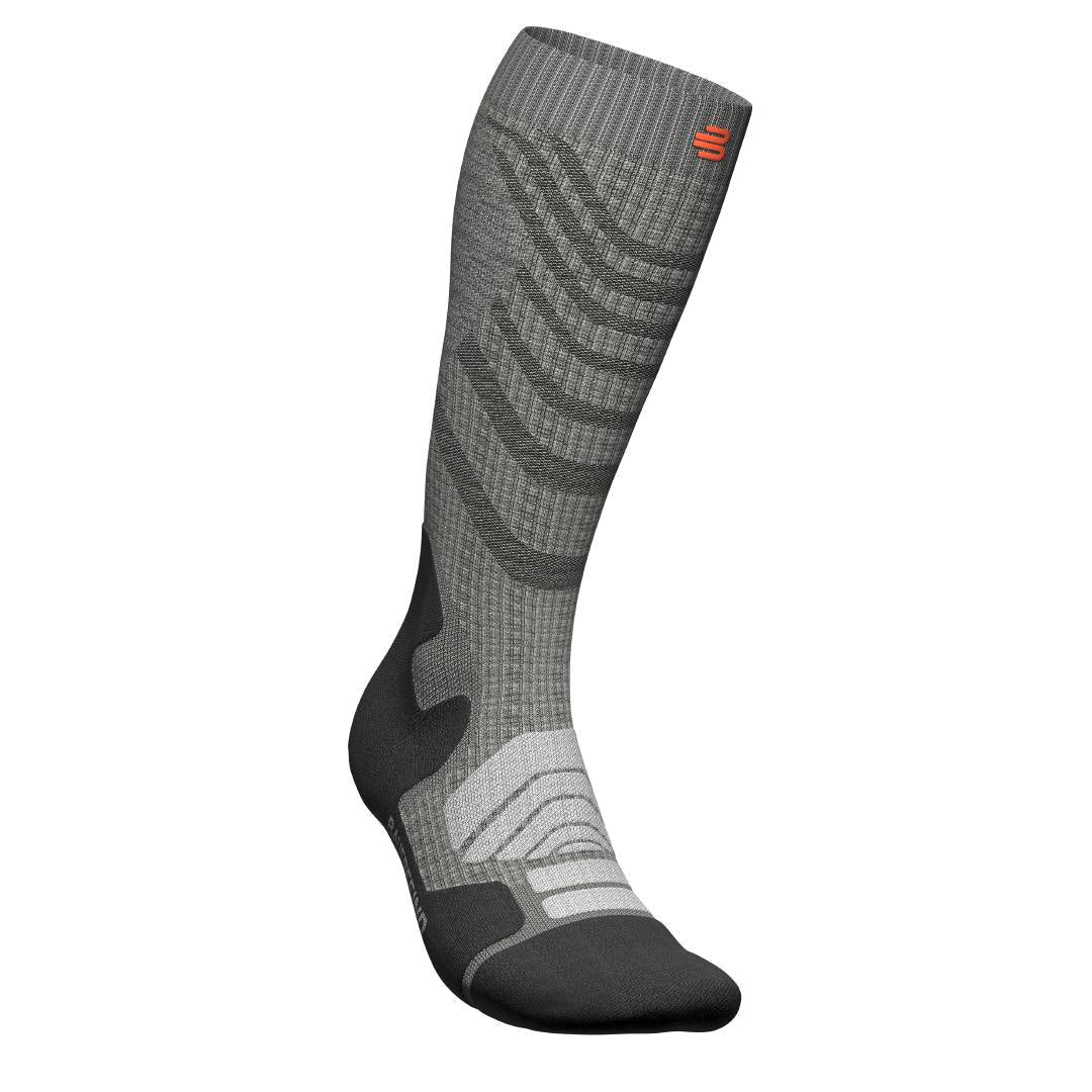 BAUERFEIND OUTDOOR MERINO PERFORMANCE Sock - HIGH CUT, Stone Grey