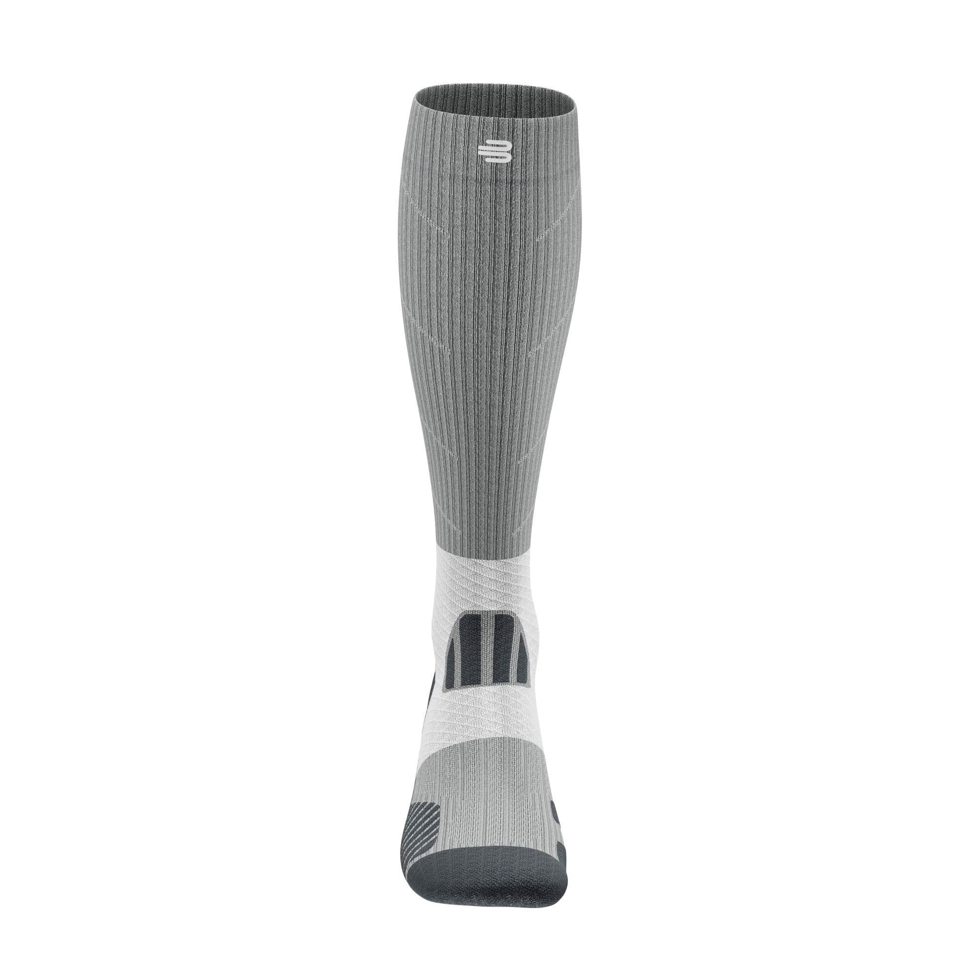 Trail Run Compression Sock - HIgh Cut, Graphite Grey
