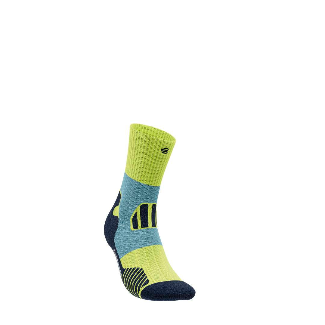 Trail Run Compression Sock - Mid Cut, Bright Lemon