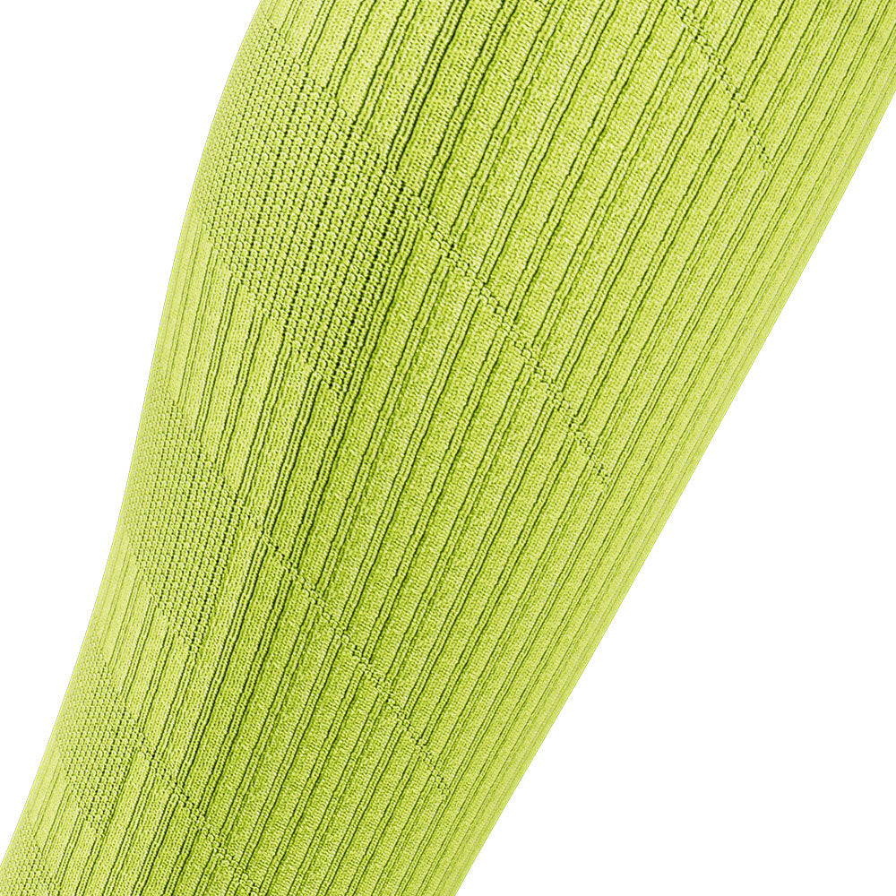 Trail Run Compression Sock - High Cut, Bright Lemon
