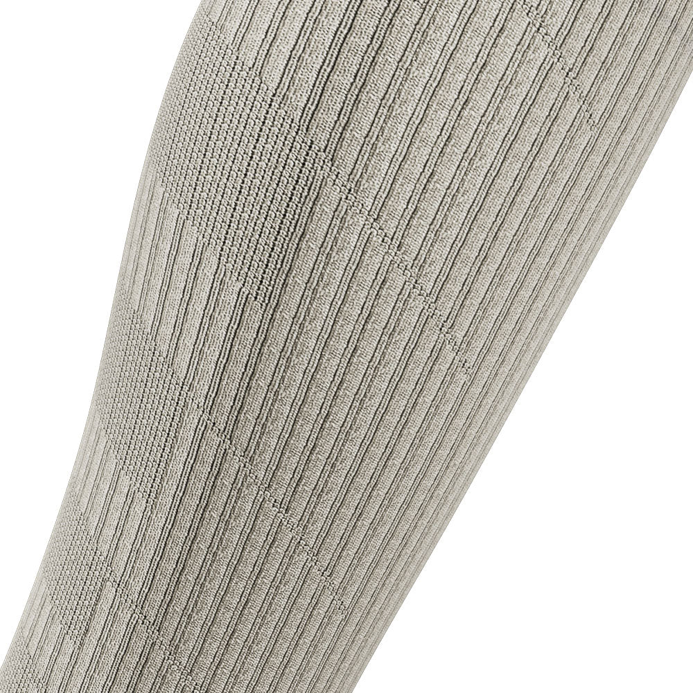 Trail Run Compression Sock - High Cut, Gravel Chalk