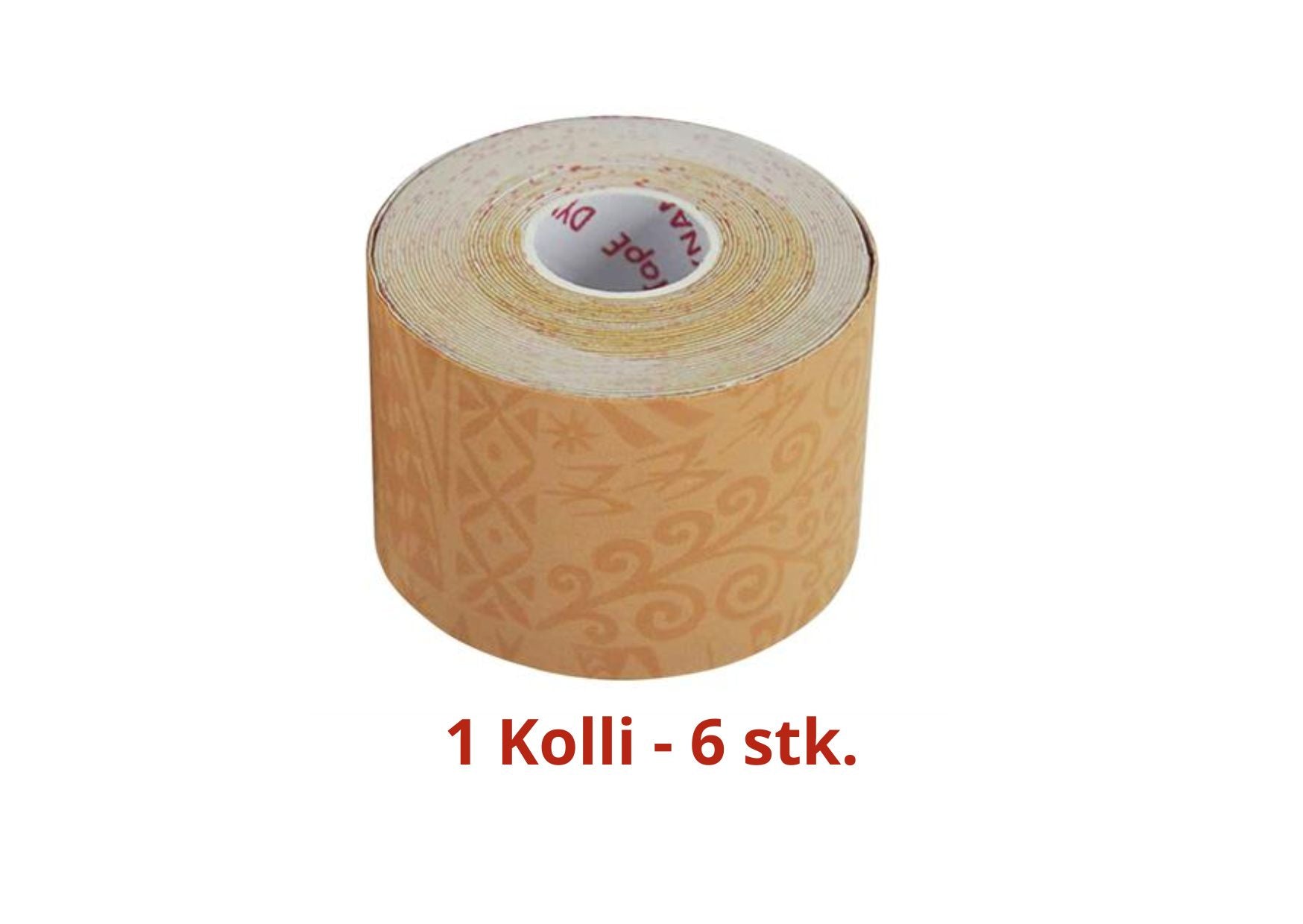 Dynamic Tape Beige/Beige 5 cm - 1 kolli - 6 stk.
