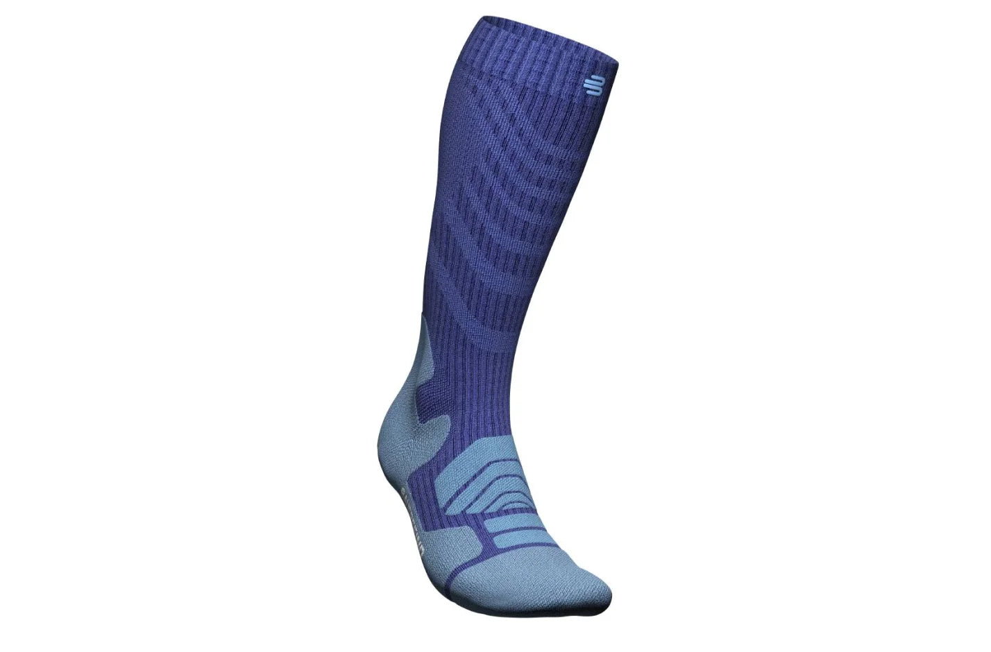 BAUERFEIND OUTDOOR MERINO PERFORMANCE Sock - HIGH CUT, Ocean Blue