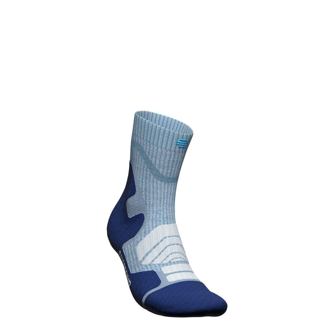 Outdoor Merino Compression Socks - Mid Cut, Sky Blue