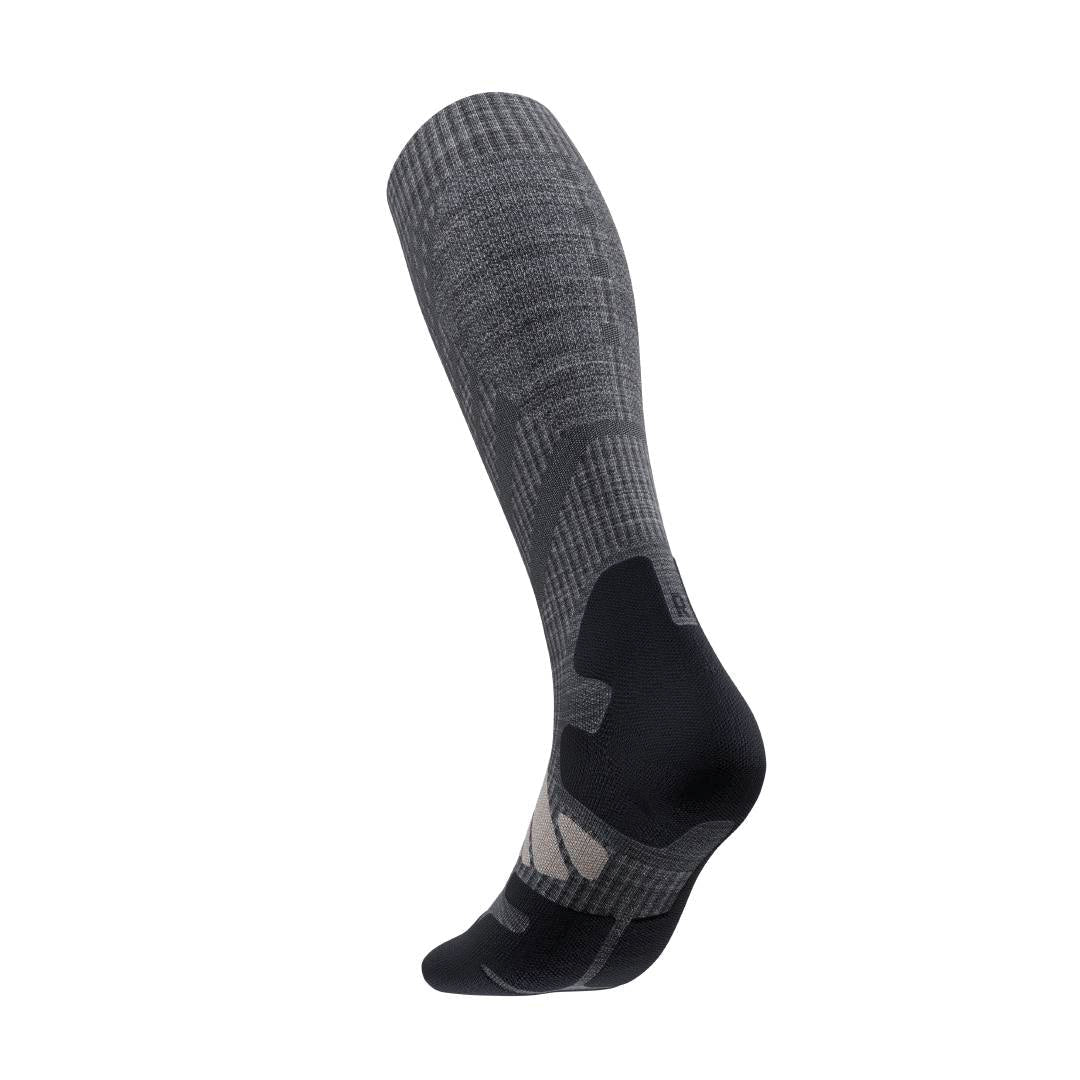 BAUERFEIND OUTDOOR MERINO PERFORMANCE Sock - HIGH CUT, Lava Grey