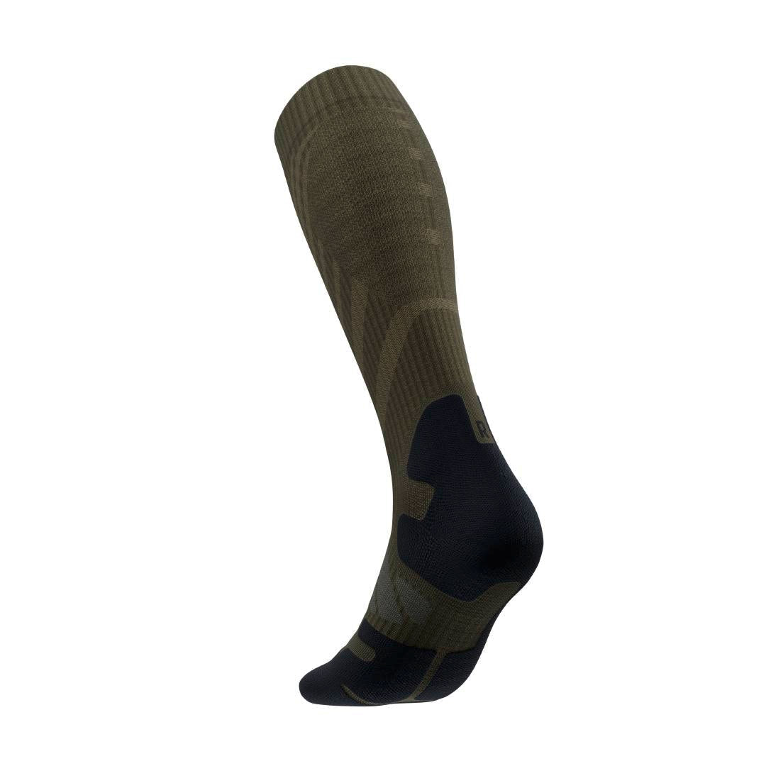 BAUERFEIND OUTDOOR MERINO PERFORMANCE Sock - HIGH CUT, Moss Green
