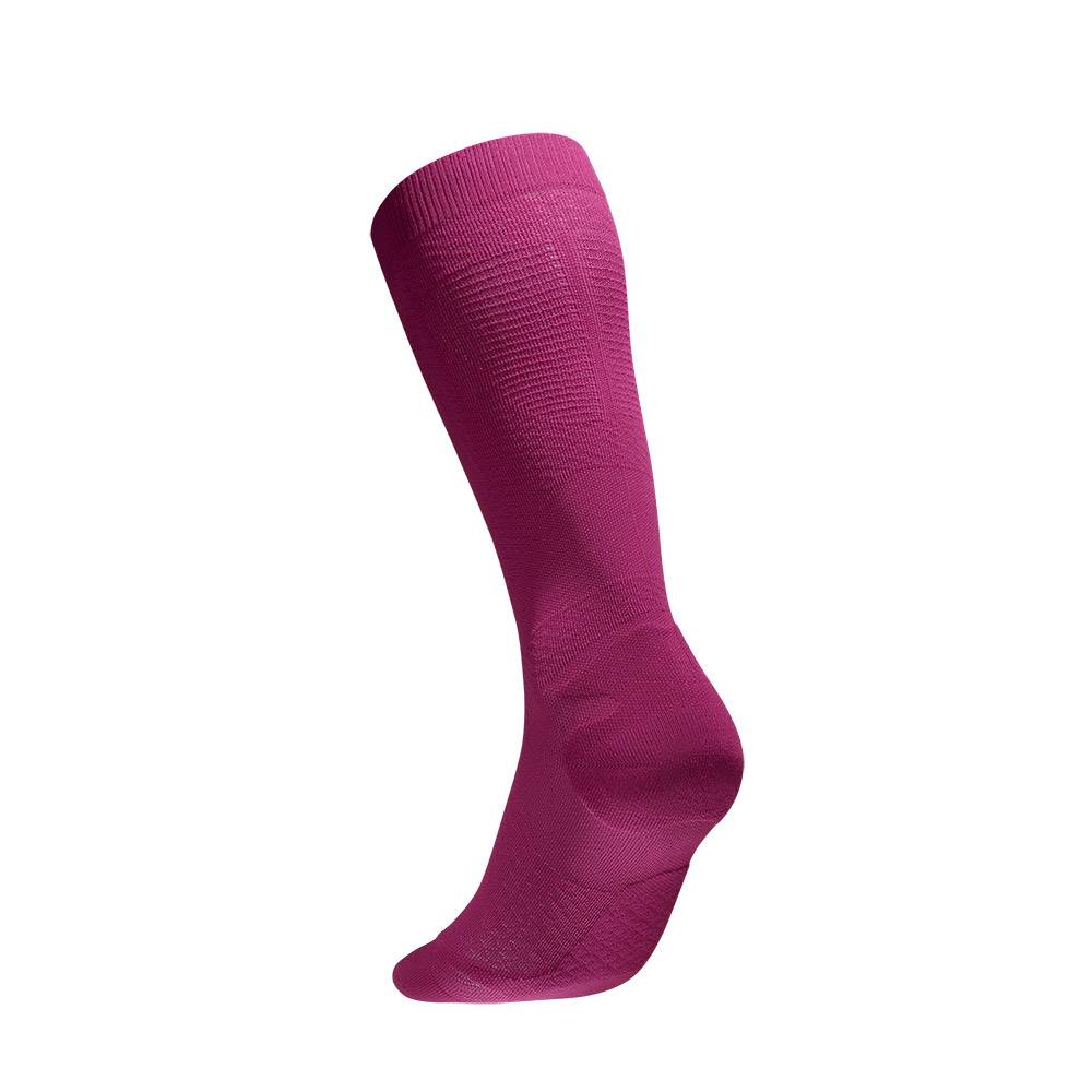 BAUERFEIND RUN ULTRALIGHT Compression Sock - HIGH CUT, Berry