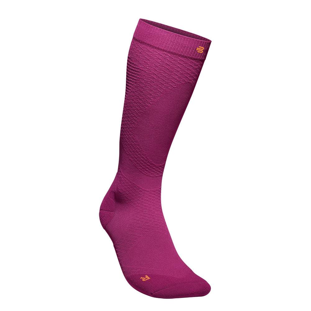 BAUERFEIND RUN ULTRALIGHT Compression Sock - HIGH CUT, Berry