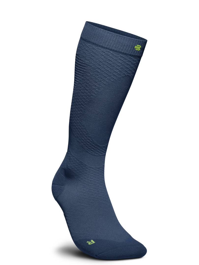 BAUERFEIND RUN ULTRALIGHT Compression Sock - HIGH CUT, Navy