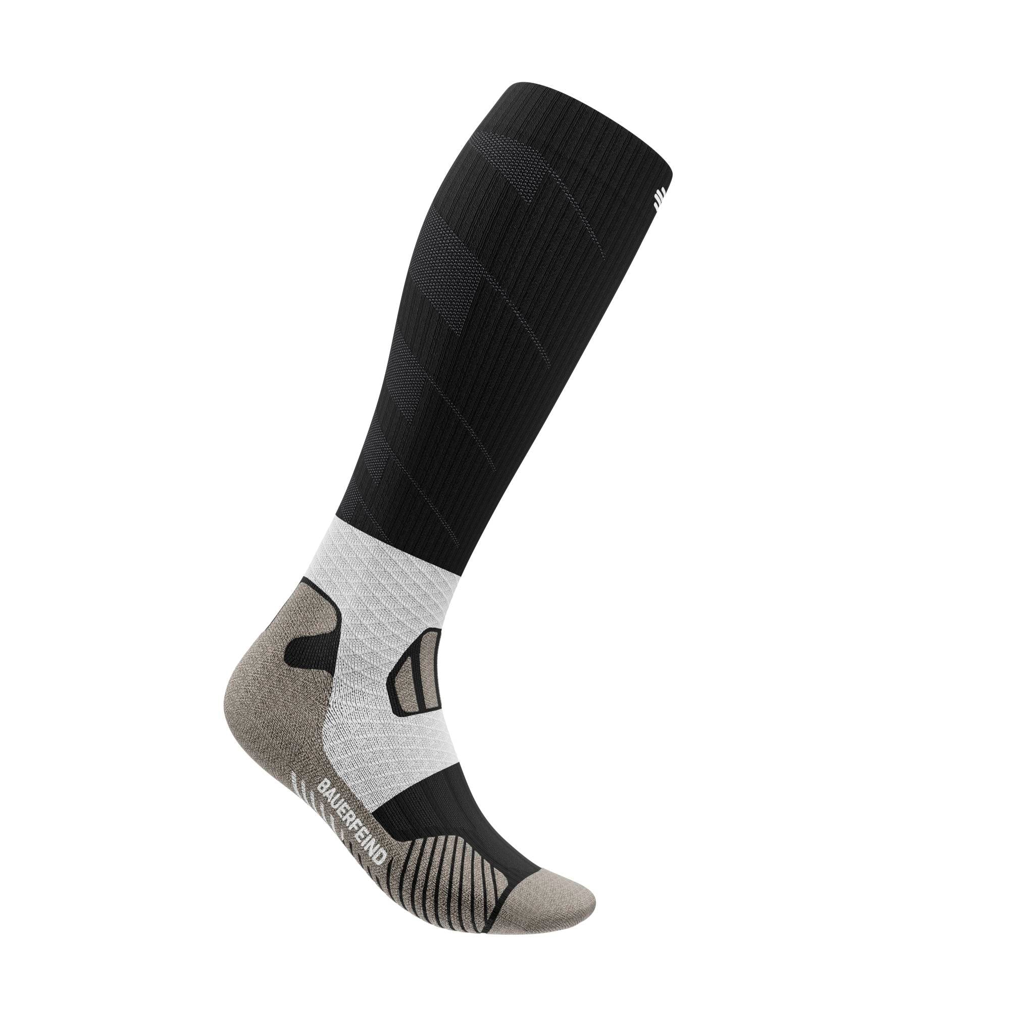 Trail Run Compression Sock - High Cut, Carbon Black