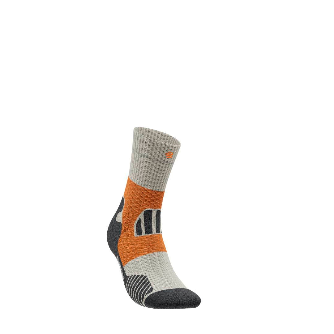 Trail Run Compression Sock - Mid Cut, Gravel Chalk