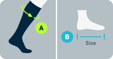 RUN Performance Compression Socks - High Cut - Hvid